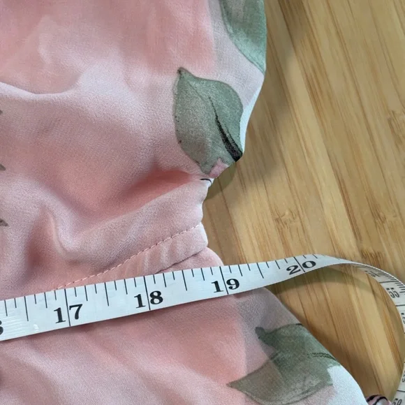 As U Wish Pink Floral Midi Dress - Picture 6 of 7